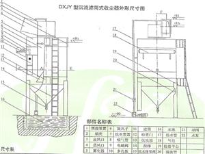 (袋式除尘器,DXJY型沉流滤筒式收尘器)
